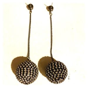Betsey Johnson Disco Ball earrings
